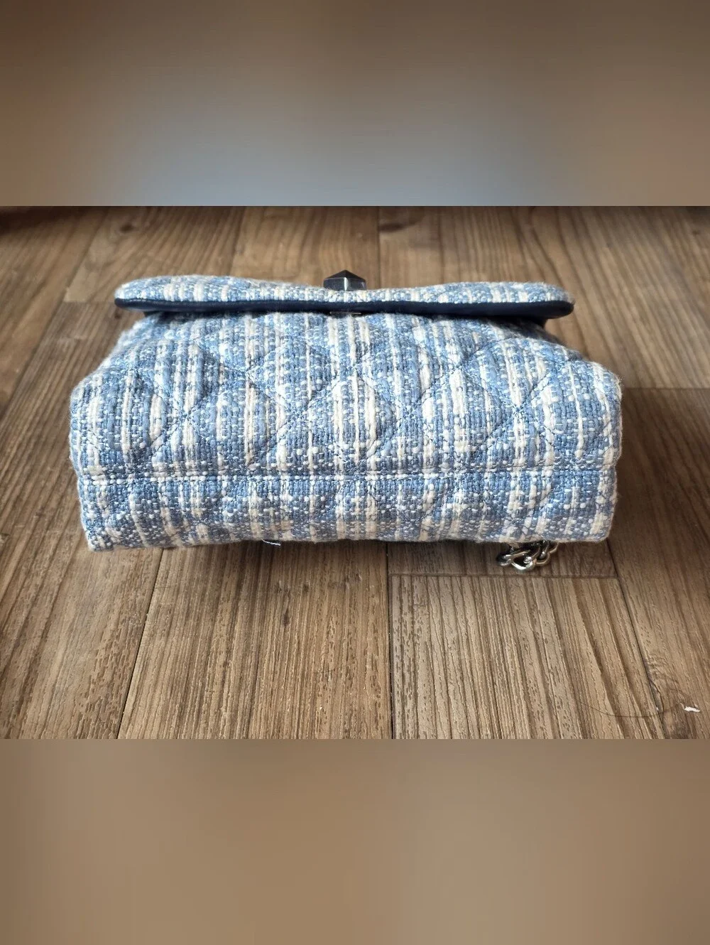 Kate Spade Natalia Denim Tweed Flap Bag